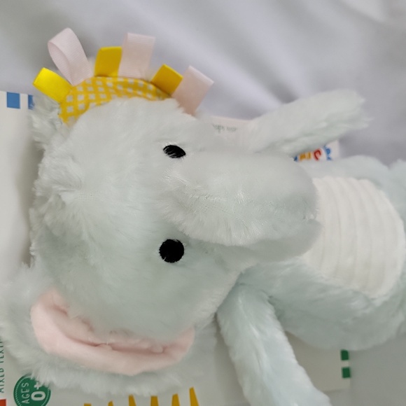 Snuggables Sensory Elephant Plush Rattle Crinkle Toy New With Tag 12" - Picture 7 of 8